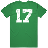 17 Championships Boston Basketball Fan Distressed T Shirt