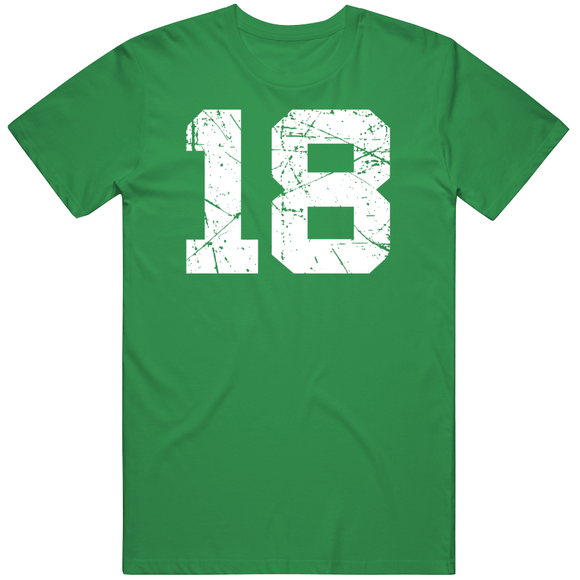 18 Championships Boston Basketball Fan Distressed T Shirt