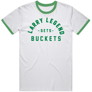 Larry Bird Larry Legend Gets Buckets Boston Basketball Fan V5 T Shirt