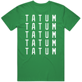 Jayson Tatum X5 Boston Basketball Fan T Shirt