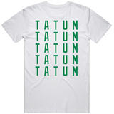 Jayson Tatum X5 Boston Basketball Fan V2 T Shirt