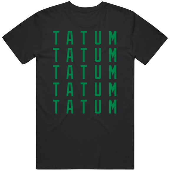 Jayson Tatum X5 Boston Basketball Fan V4 T Shirt