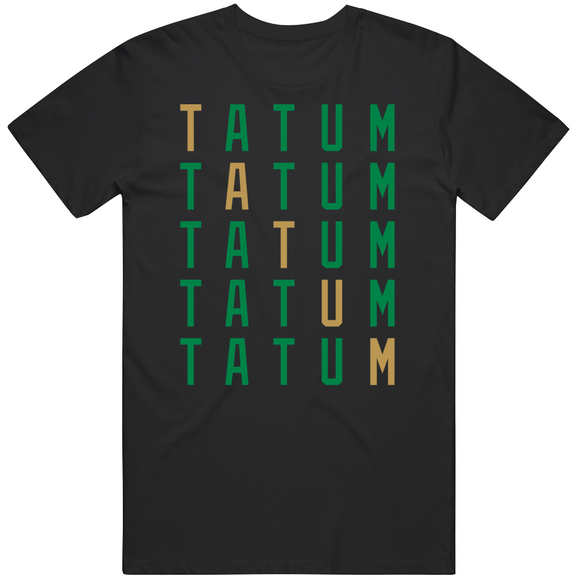 Jayson Tatum X5 Boston Basketball Fan V8 T Shirt
