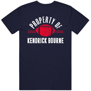 Kendrick Bourne Property Of New England Football Fan T Shirt