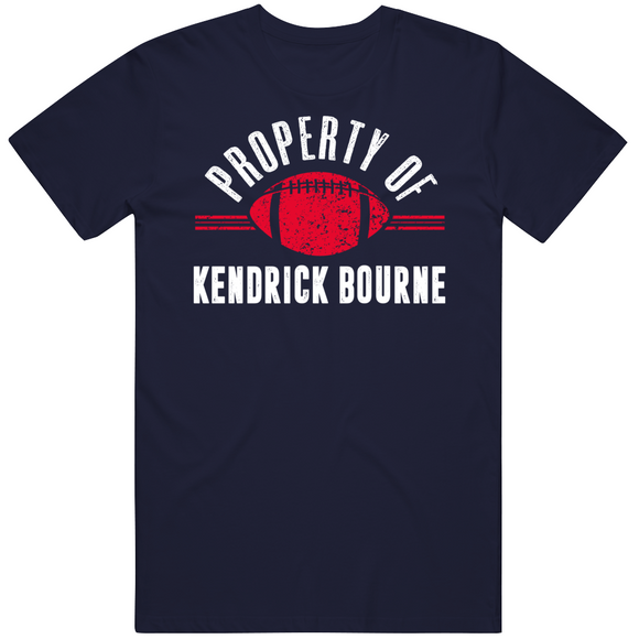 Kendrick Bourne Property Of New England Football Fan T Shirt