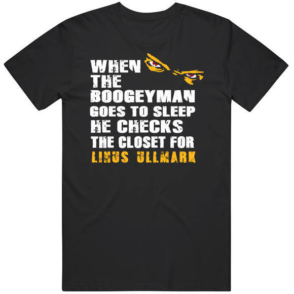 Linus Ullmark Boogeyman Boston Hockey Fan T Shirt