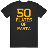 David Pastrnak 50 Plates Of Pasta Boston Hockey Fan T Shirt