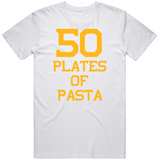 David Pastrnak 50 Plates Of Pasta Boston Hockey Fan V2 T Shirt
