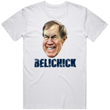 Bill Belichick Caricature New England Football Fan T Shirt