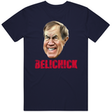 Bill Belichick Caricature New England Football Fan V4 T Shirt