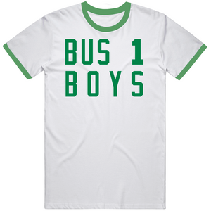 The Bus 1 Boys Bench Squad Boston Basketball Fan V3 T Shirt