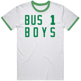 The Bus 1 Boys Bench Squad Boston Basketball Fan V3 T Shirt