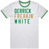 Derrick White Freakin Boston Basketball Fan V3 T Shirt