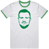 Kristaps Porzingis Sihouette Boston Basketball Fan V3 T Shirt