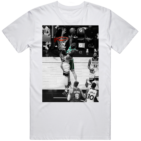 JB Dunk over Rudy Gobert Paris Is Overrated Boston Basketball Fan v3 T Shirt