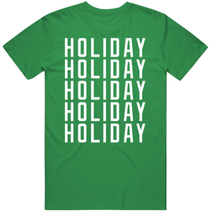 Jrue Holiday X5 Boston Basketball Fan T Shirt