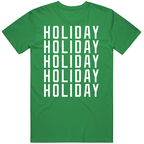 Jrue Holiday X5 Boston Basketball Fan T Shirt