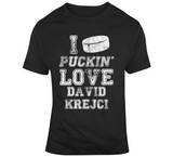 David Krejci I Love Boston Hockey Fan T Shirt