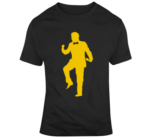 Boston Rene Rancourt Silhouette Fist Pump Hockey Fan T Shirt