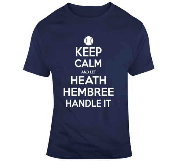 Heath Hembree Keep Calm Boston Baseball Fan T Shirt