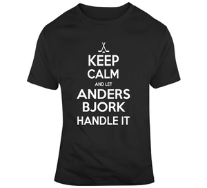 Anders Bjork Keep Calm Boston Hockey Fan T Shirt
