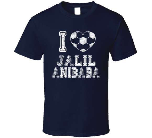 Jalil Anibaba I Heart New England Soccer T Shirt