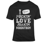 Joakim Nordstrom I Love Boston Hockey Fan T Shirt