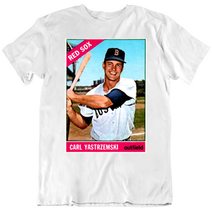 Carl Yastrzemski Boston Baseball Card Fan V2 T Shirt