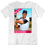 Carl Yastrzemski Boston Baseball Card Fan V2 T Shirt