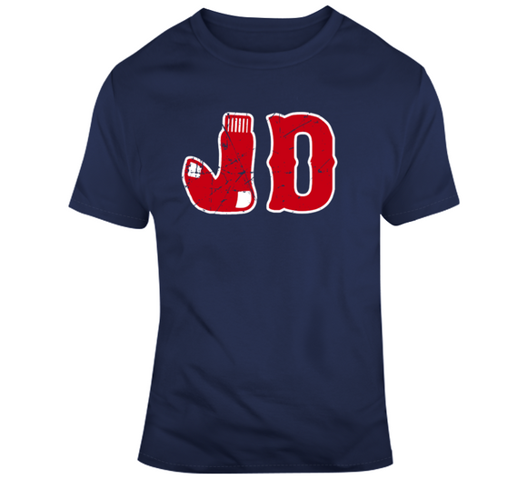 JD Martinez JD Socks Boston Baseball Fan Distressed T Shirt