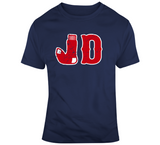 JD Martinez JD Socks Boston Baseball Fan Distressed T Shirt