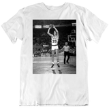 Retro Larry Bird Jump Shot Boston Basketball Fan v2 T Shirt