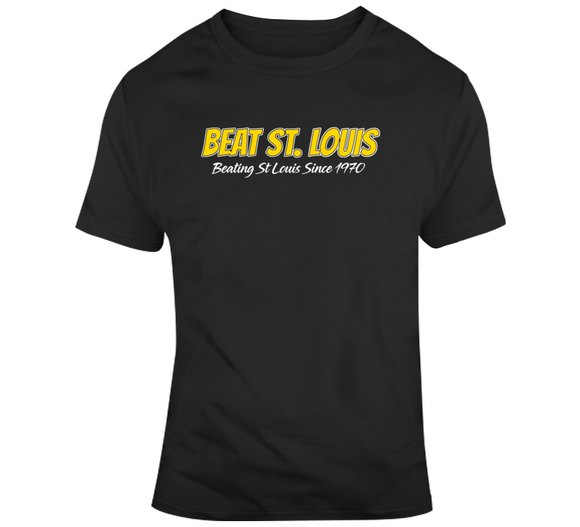 Beat St Louis Beating St Louis Since 1970 Boston Hockey Fan T Shirt