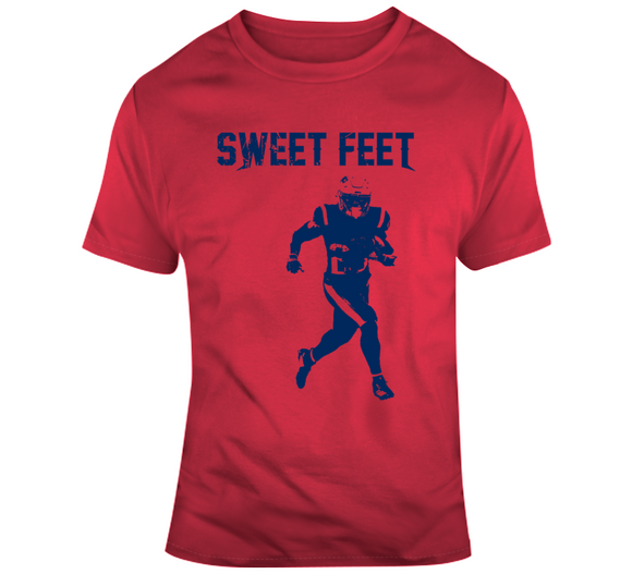 James White Sweet Feet New England Football Fan T Shirt