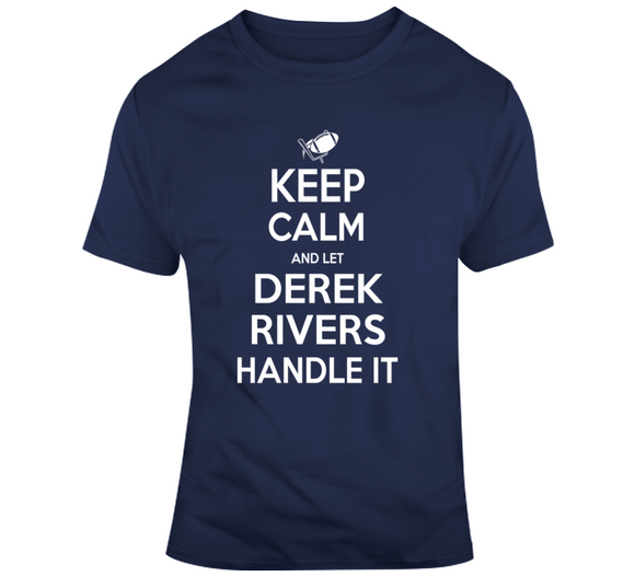 Derek Rivers Keep Calm New England Football Fan T Shirt