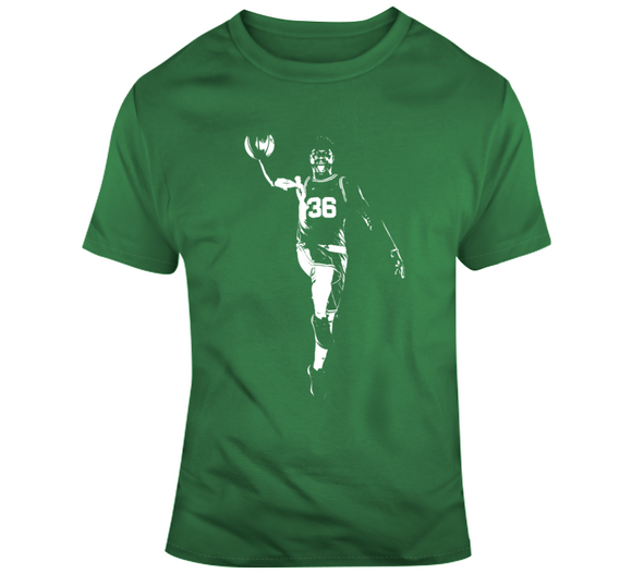 Boston Basketball Marcus Smart Silhouette Fan T Shirt