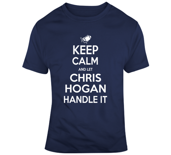 Chris Hogan Keep Calm New England Football Fan T Shirt