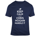 Chris Hogan Keep Calm New England Football Fan T Shirt