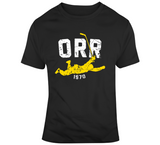 Bobby Orr Score And Soar Distressed Boston Hockey Fan T Shirt
