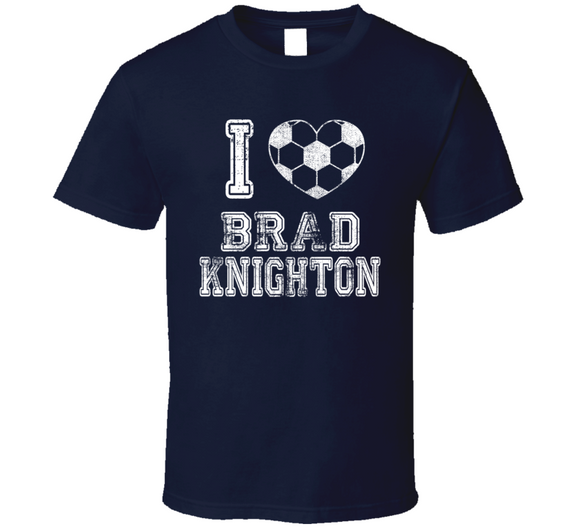 Brad Knighton I Heart New England Soccer T Shirt