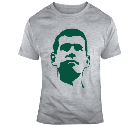 Coach Brad Stevens Big Head Silhouette Boston Basketball T Shirt