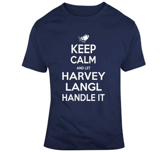 Harvey Langl Keep Calm New England Football Fan T Shirt