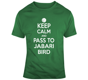 Jabari Bird Keep Calm Boston Basketball Fan T Shirt