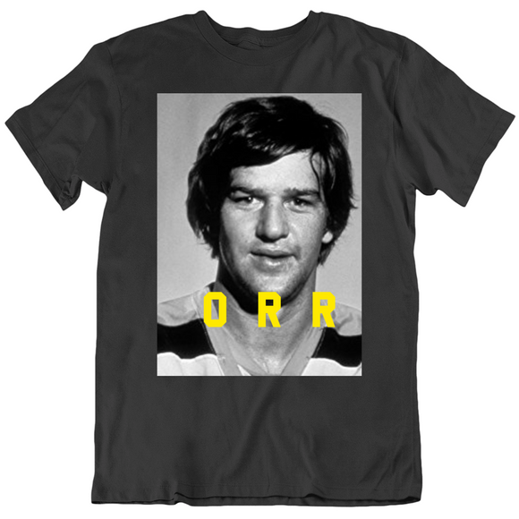 Bobby Orr D Man Profile Boston Hockey Fan T Shirt