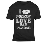 Dan Vladar I Love Boston Hockey Fan T Shirt