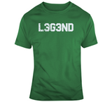 Larry Legend Bird Distressed 33 Boston Basketball Fan T Shirt