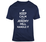 Jeremy Hill Keep Calm New England Football Fan T Shirt