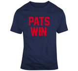 Pats Win New England Football Fan T Shirt