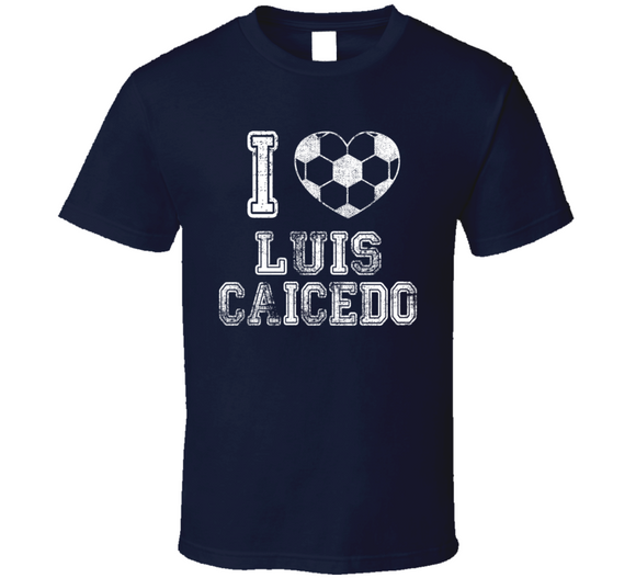 Luis Caicedo I Heart New England Soccer T Shirt