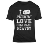 Charlie McAvoy I Love Boston Hockey Fan T Shirt